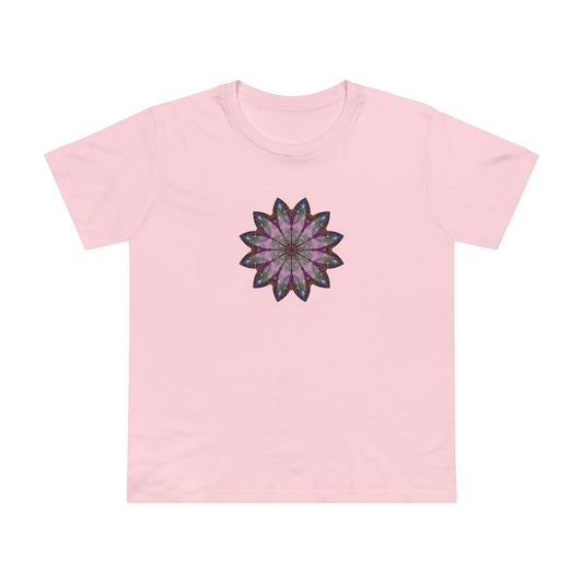 Women’s Maple Tee - Love Light Mandalas No.19