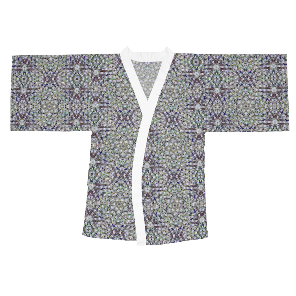 Long Sleeve Kimono Robe - P5 Kaleidoscopic No.21