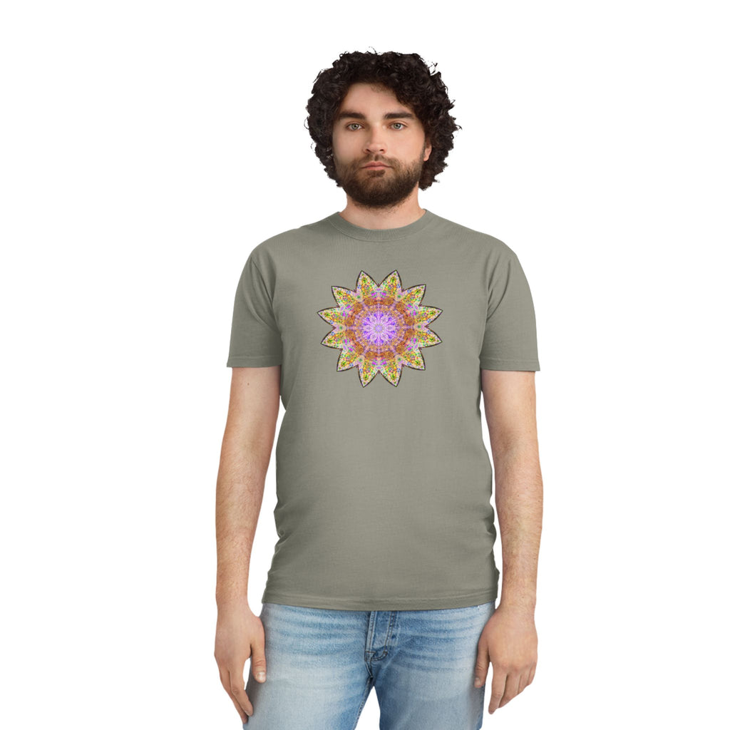 Unisex Faded Shirt - Love Light Mandalas No.14