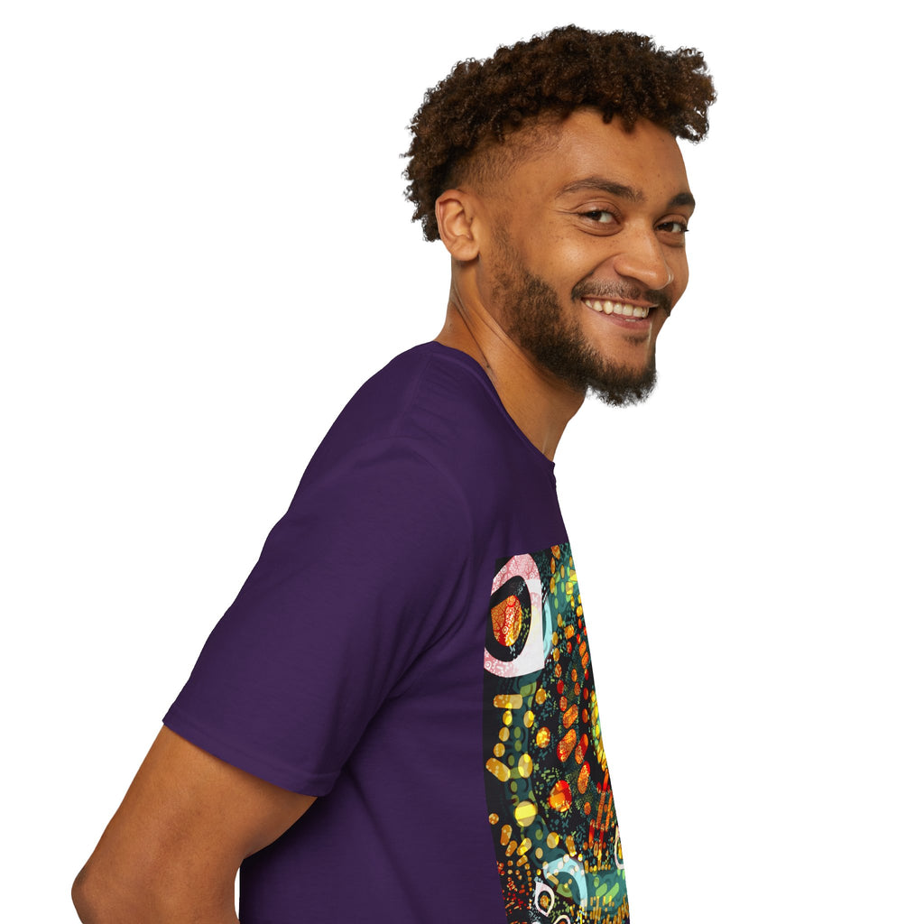 Unisex Softstyle T-Shirt - Psychedelic QR No.1