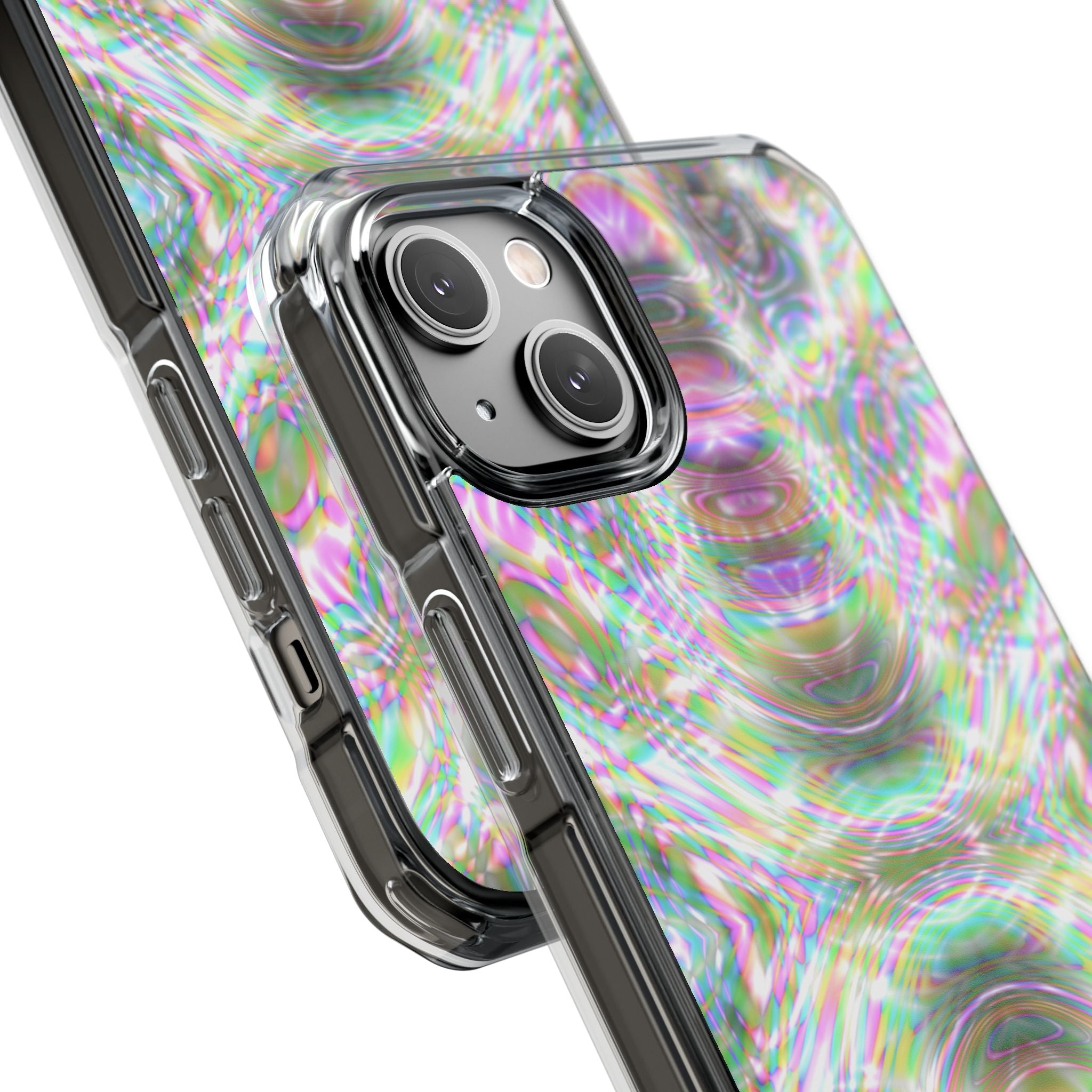 iPhone 14 Magnetic Clear Impact Case - DMT Scribe Tiles No.7