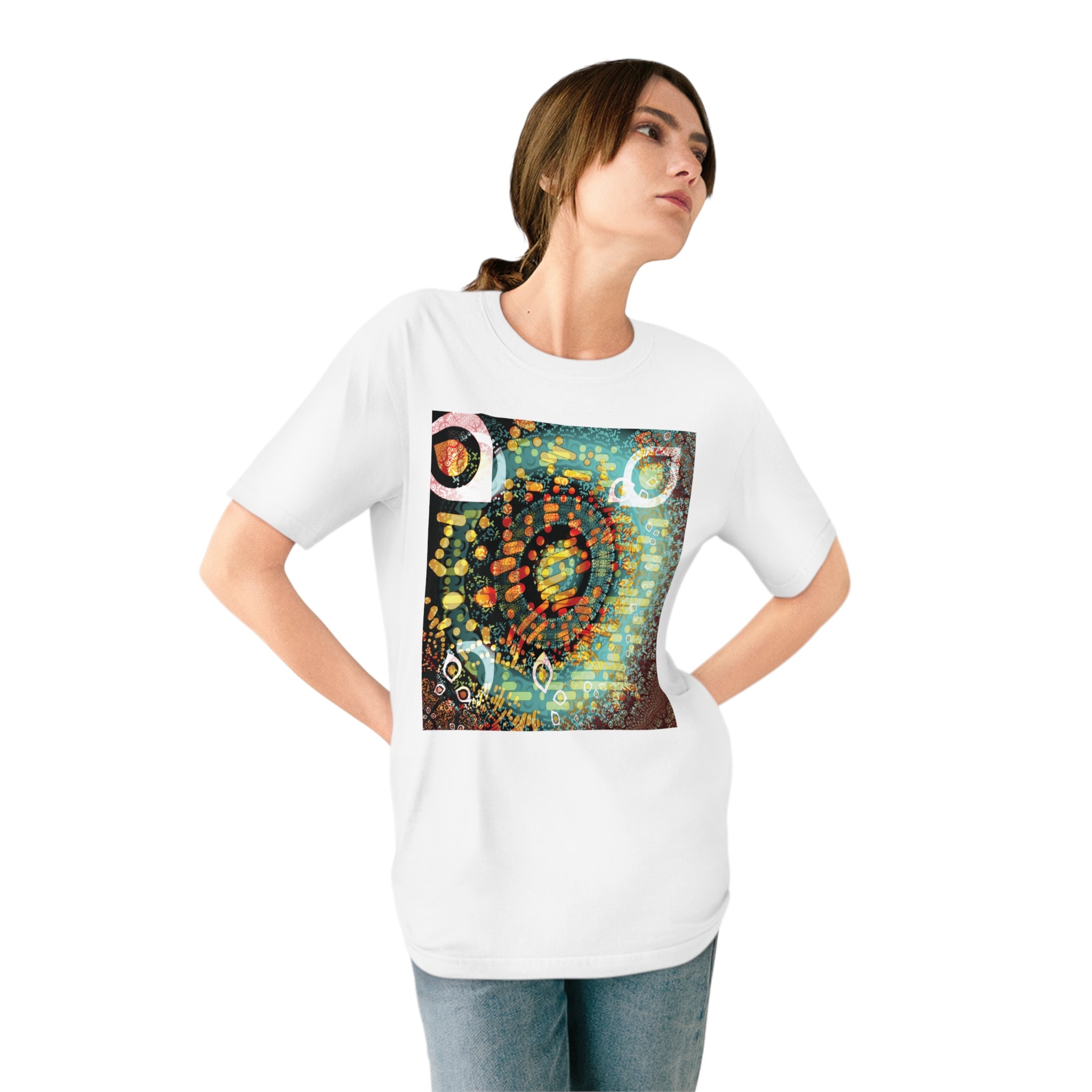 Organic Staple T-shirt - Psychedelic QR No.1