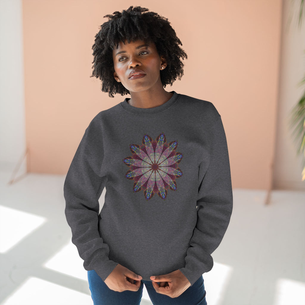 Unisex Crewneck Sweatshirt - Love Light Mandalas No.9