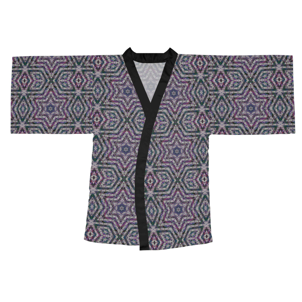 Long Sleeve Kimono Robe - P5 Kaleidoscopic No.26