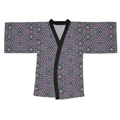 Long Sleeve Kimono Robe - P5 Kaleidoscopic No.26