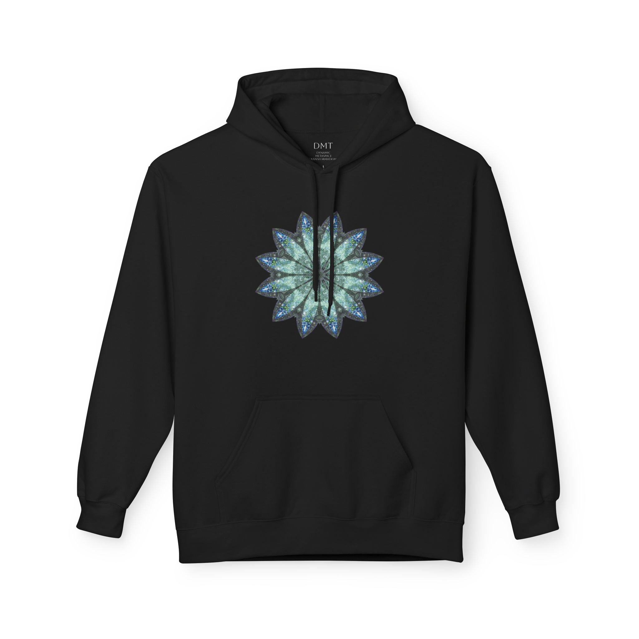 Unisex Midweight Softstyle Fleece Hoodie - Love Light Mandalas No.20