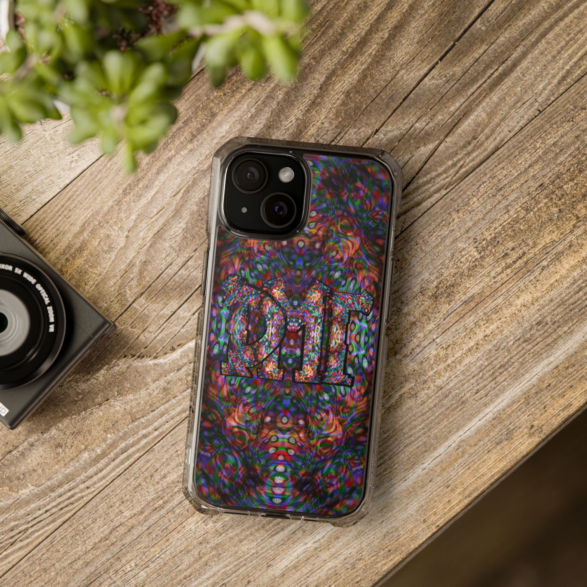 iPhone 15 Magnetic Clear Impact Case - DMT Scribe No.S1T1