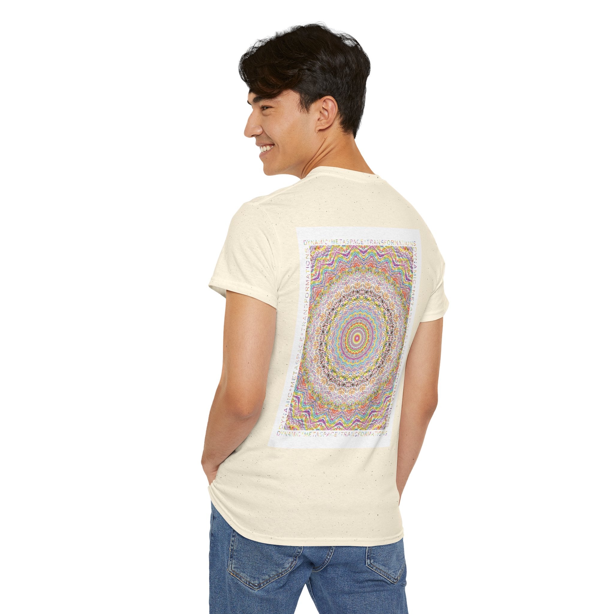 Unisex Heavy Cotton Tee (Back) - DMT Seer No.11