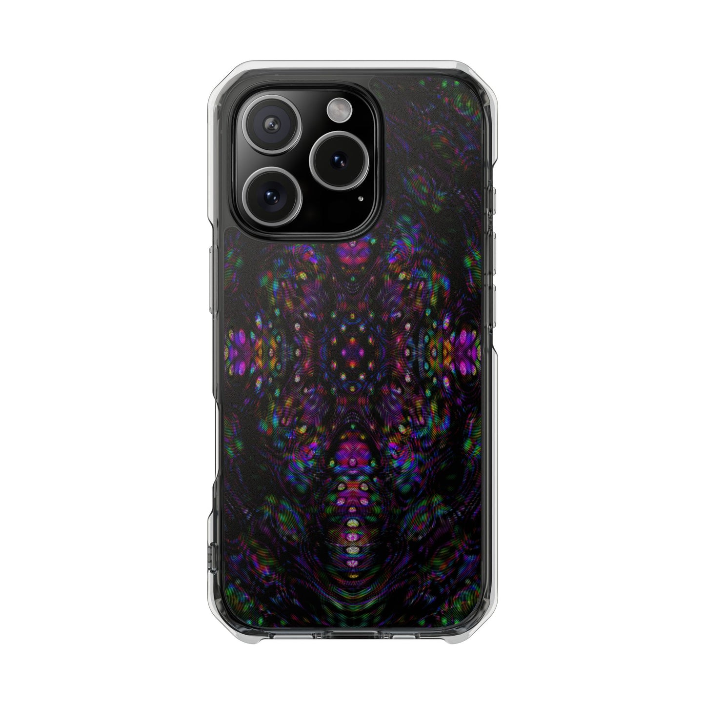 iPhone 16 Magnetic Clear Impact Case - DMT Scribe Tiles No.3