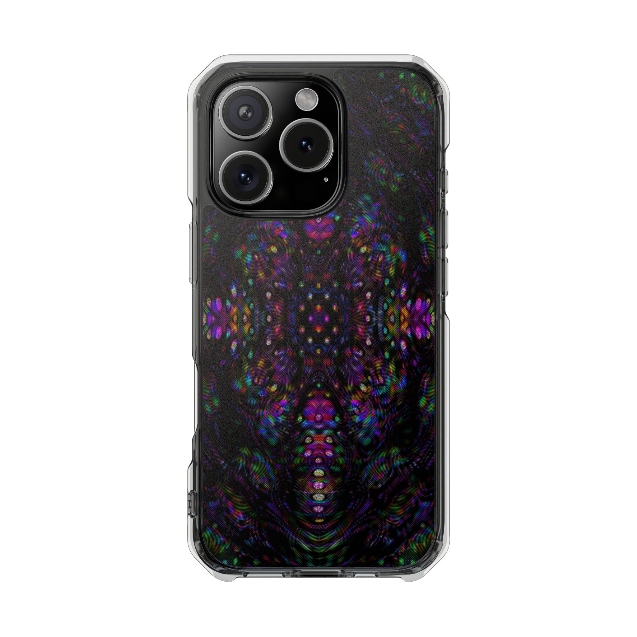 iPhone 16 Magnetic Clear Impact Case - DMT Scribe Tiles No.3