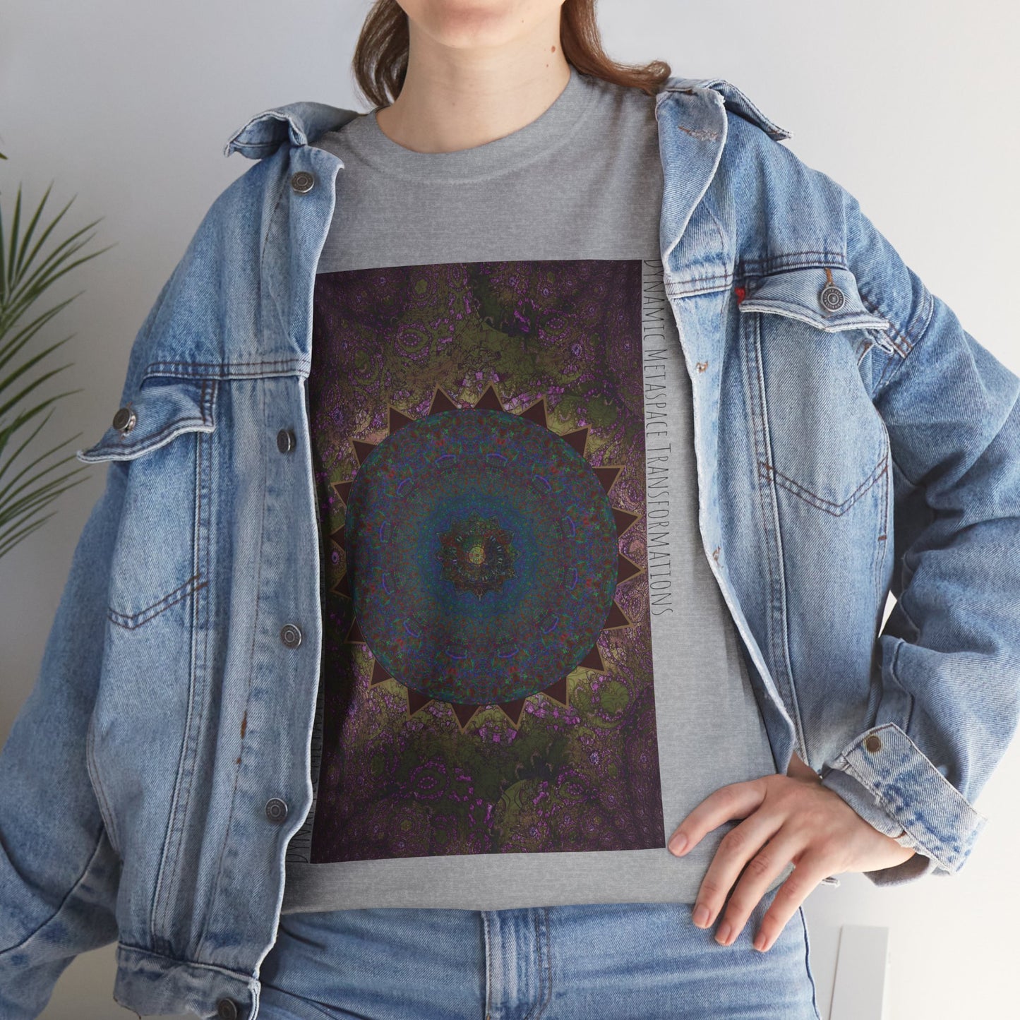 Unisex Heavy Cotton Tee - Love Light Spheres No. L8S1