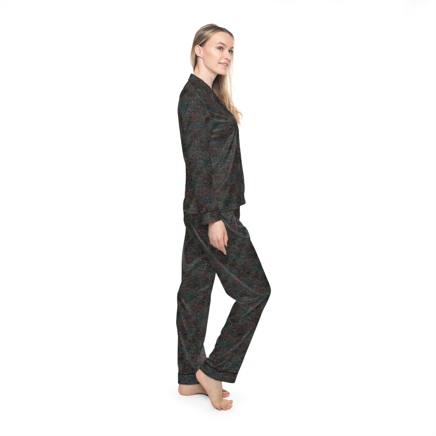 Women's Satin Pajamas - Hidden Weave No.10