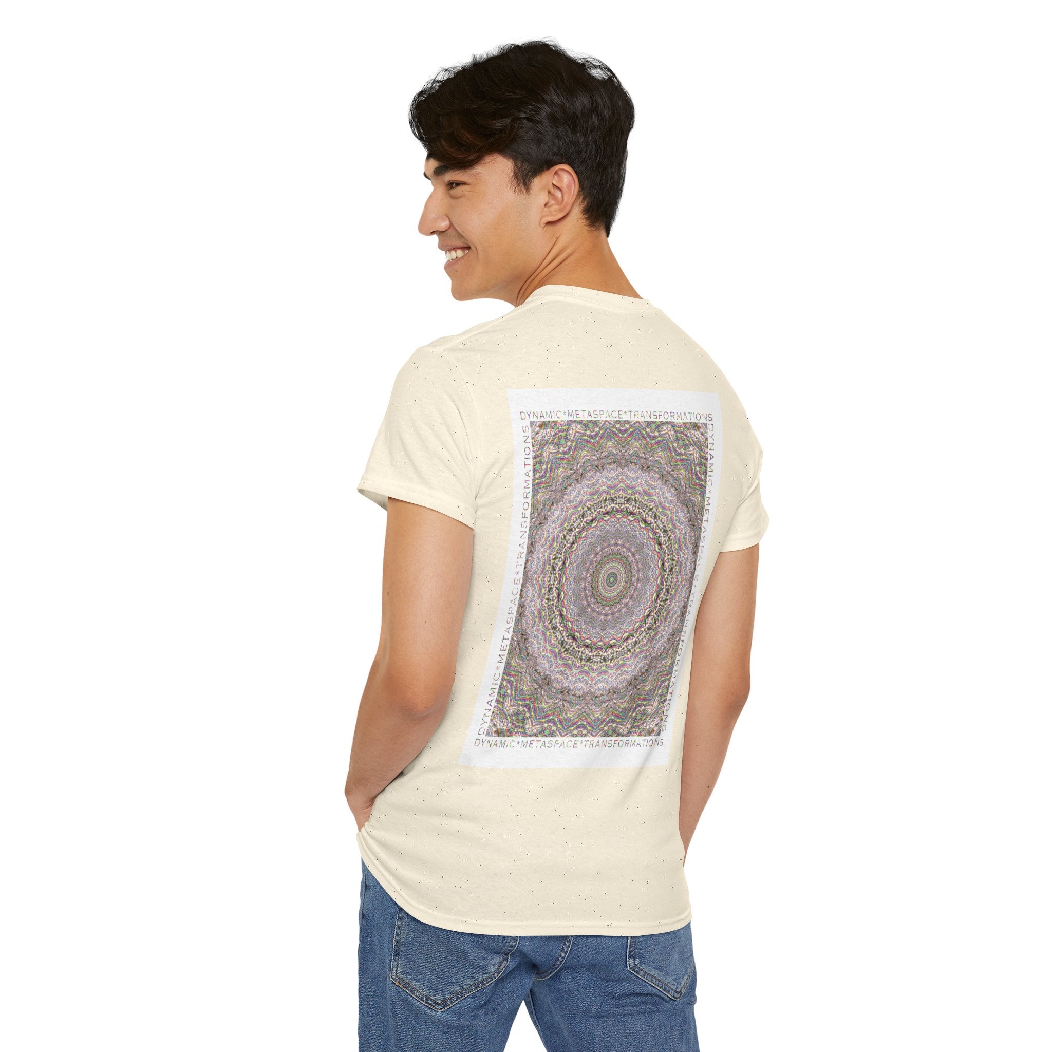 Unisex Heavy Cotton Tee (Back) - DMT Seer No.10