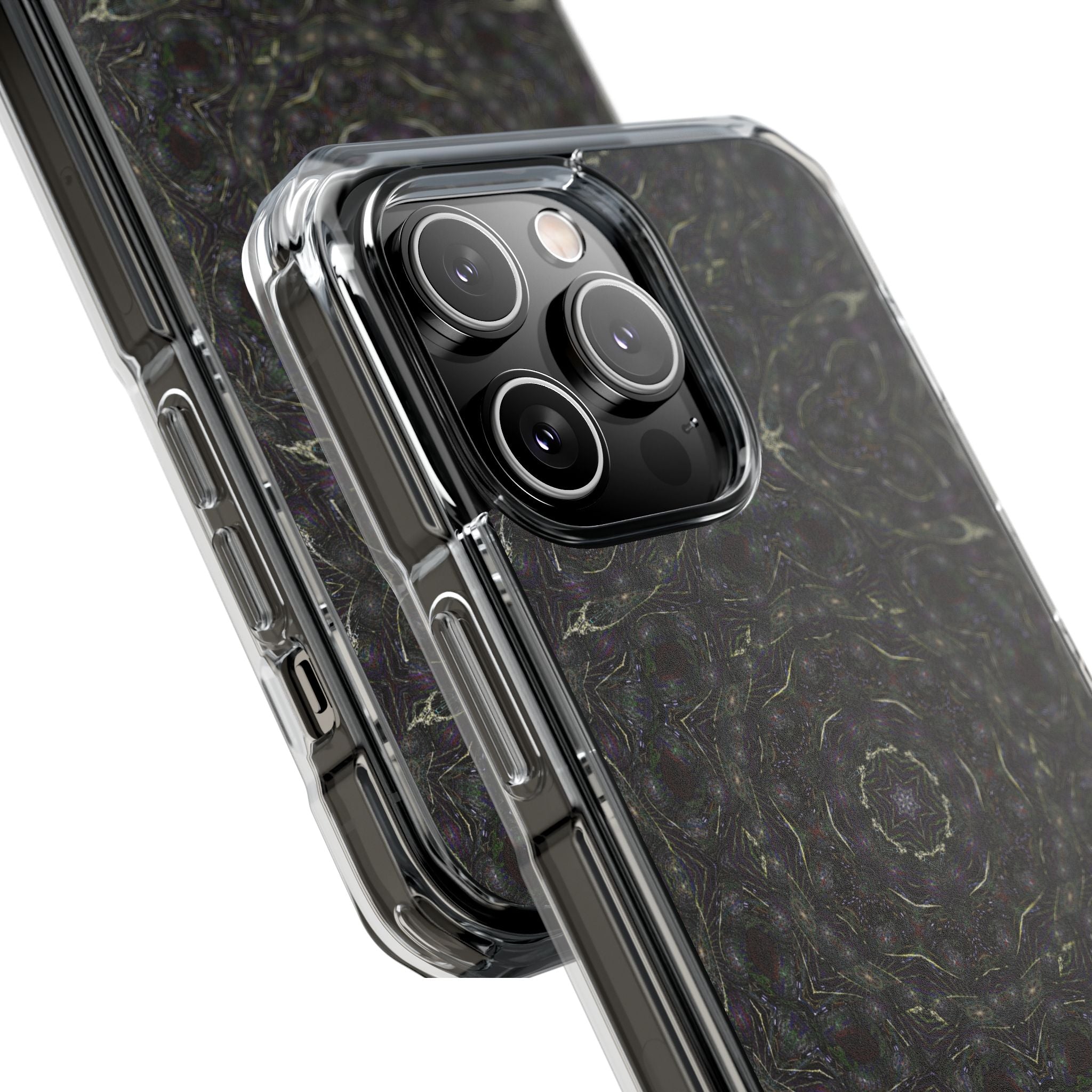 iPhone 14 Magnetic Clear Impact Case - P5 Kaleidoscopic No.18
