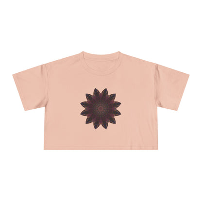 Women's Cropped Tee - Love Light Mandalas No.8