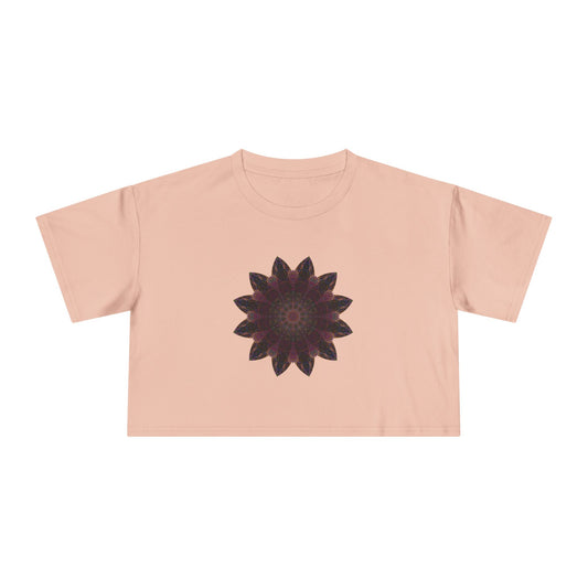 Women's Cropped Tee - Love Light Mandalas No.8