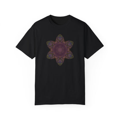 Unisex Garment-Dyed T-shirt - Love Light Mandalas No.3