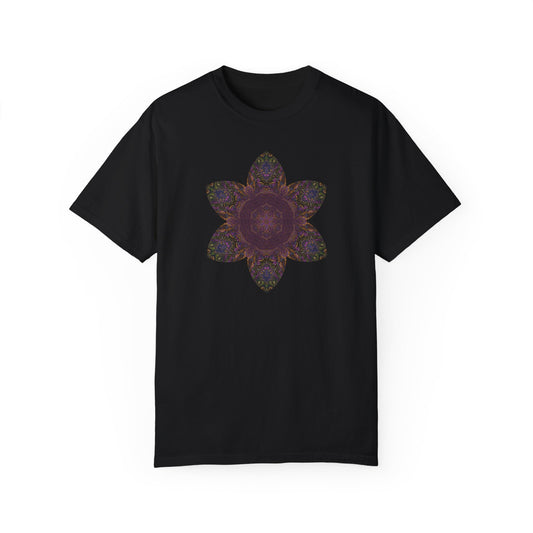 Unisex Garment-Dyed T-shirt - Love Light Mandalas No.3