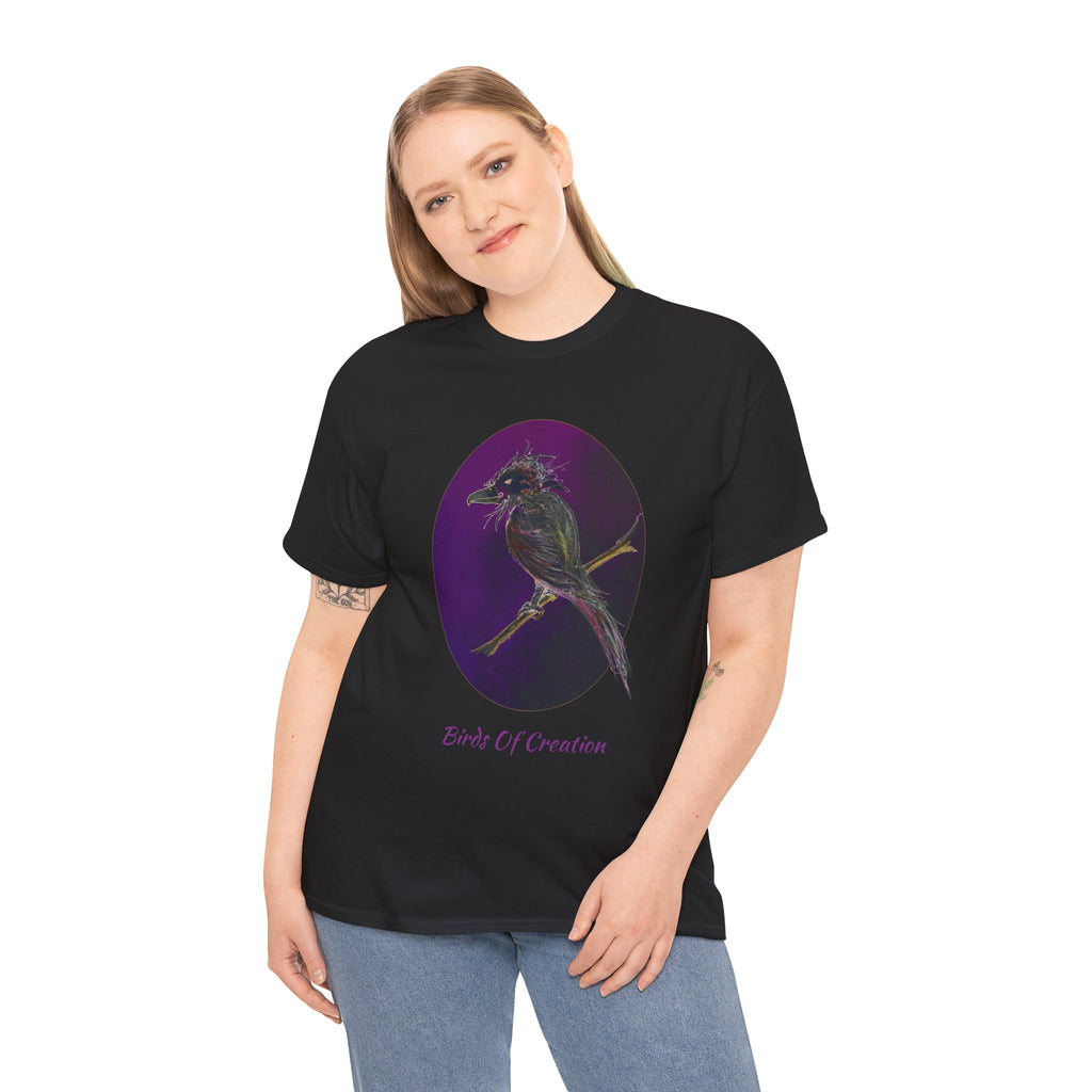 Unisex Heavy Cotton Tee - Birds Of Creation No.1a