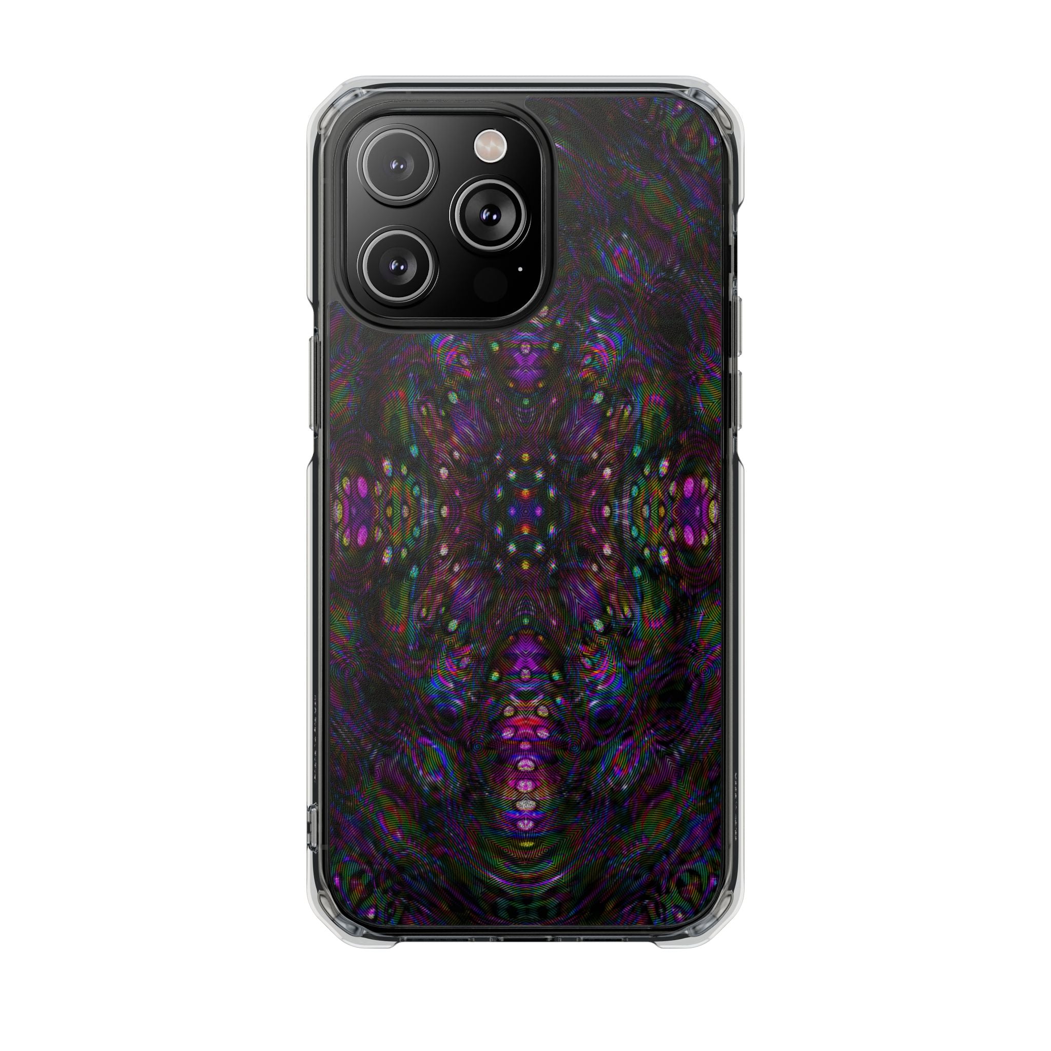 iPhone 14 Magnetic Clear Impact Case - DMT Scribe Tiles No.6