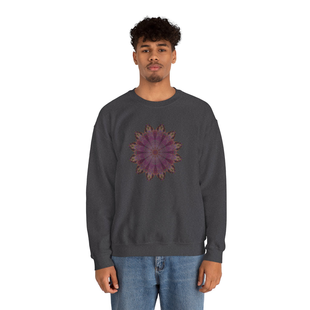 Unisex Heavy Blend™ Crewneck Sweatshirt - Love Light Mandalas No.6