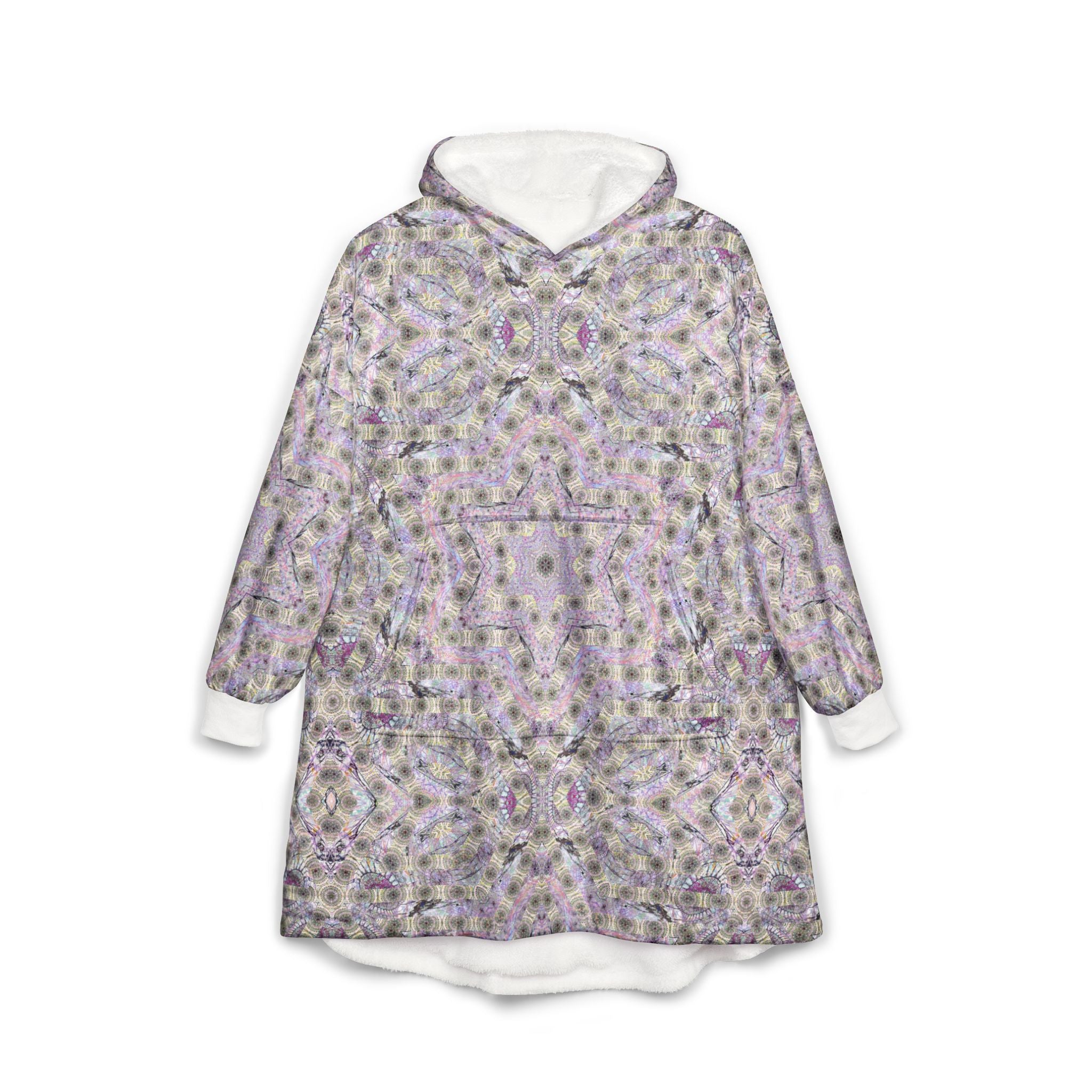 Unisex Hooded Blanket - P5 Kaleidoscopic No. 23