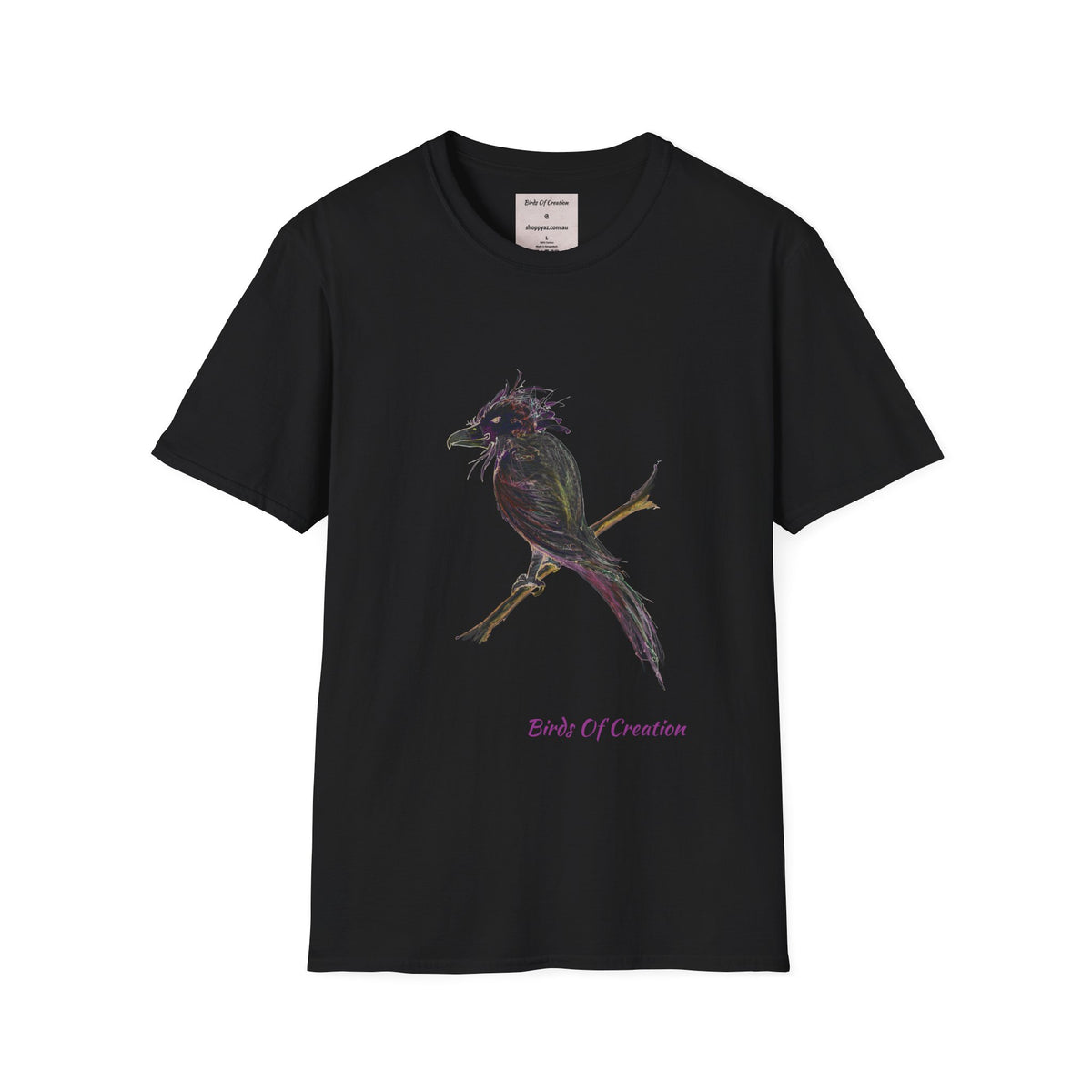 Unisex Softstyle T-Shirt - Birds Of Creation No.1