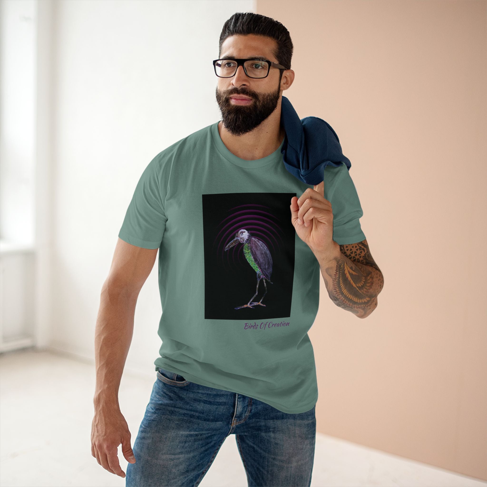 Men's Staple Tee - Birds Of Creation No.2b