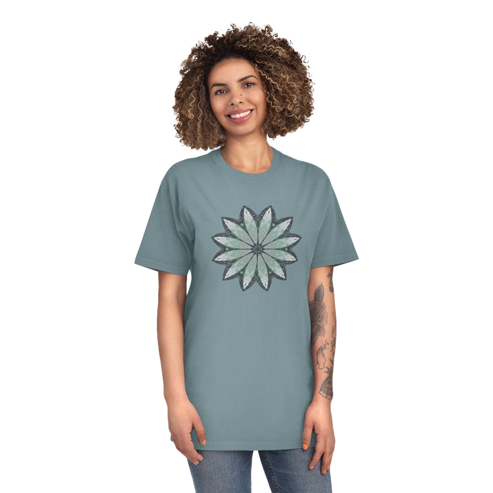 Unisex Faded Shirt - Love Light Mandalas No.22