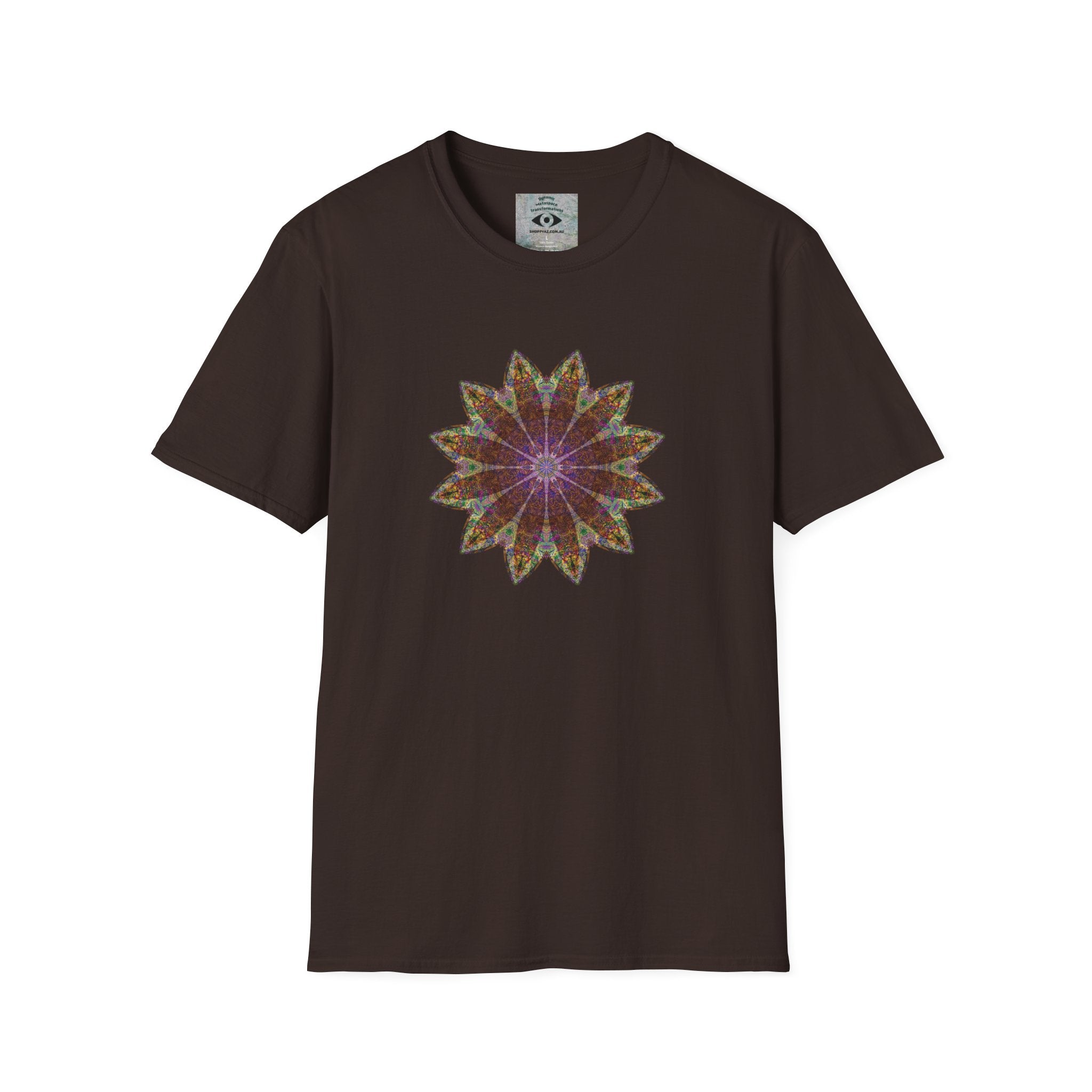 Unisex Softstyle T-Shirt - Love Light Mandalas No.13