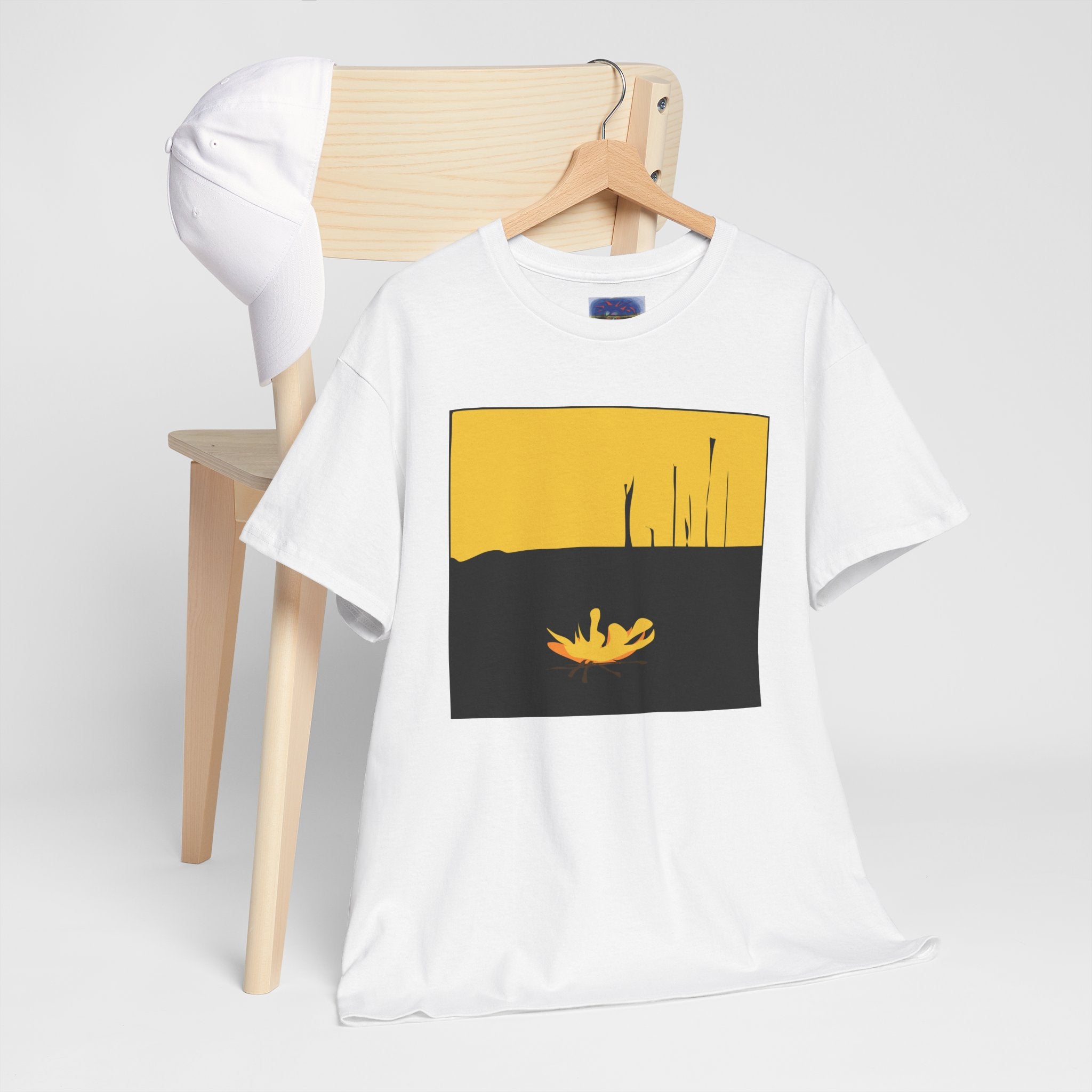 Unisex Heavy Cotton Tee - The Traveller Series (Fire)