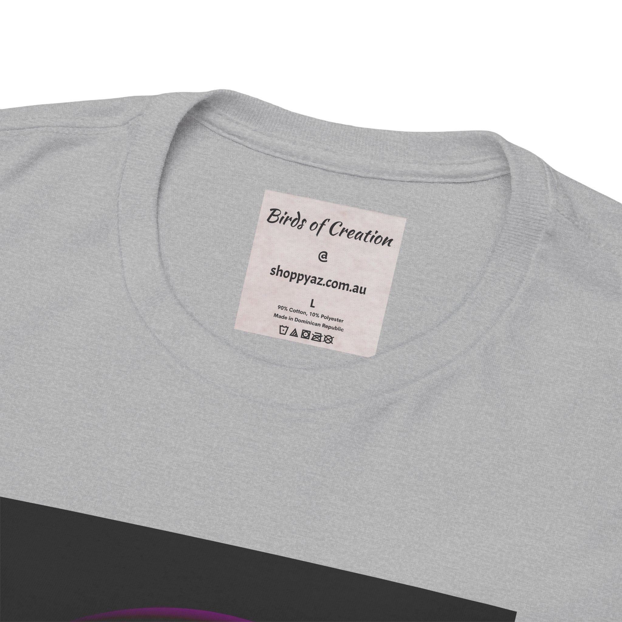 Unisex Heavy Cotton Tee - Birds Of Creation No.2b