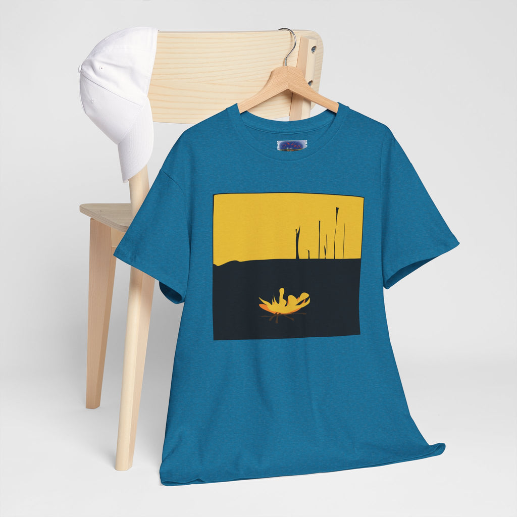 Unisex Heavy Cotton Tee - The Traveller Series (Fire)