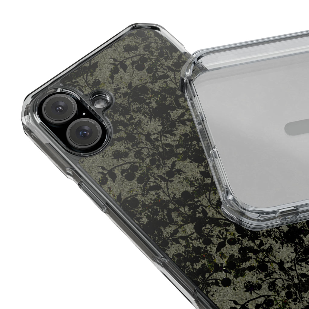 iPhone 16 Magnetic Clear Impact Case - Hidden Weave Series V3 No.25