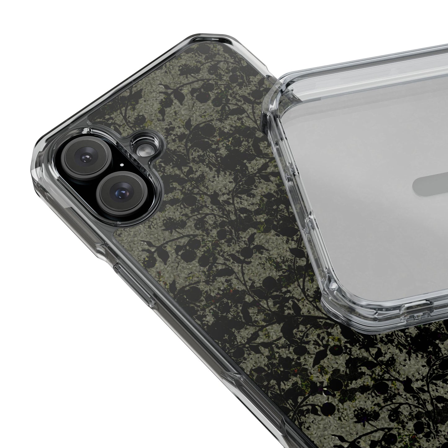 iPhone 16 Magnetic Clear Impact Case - Hidden Weave Series V3 No.25