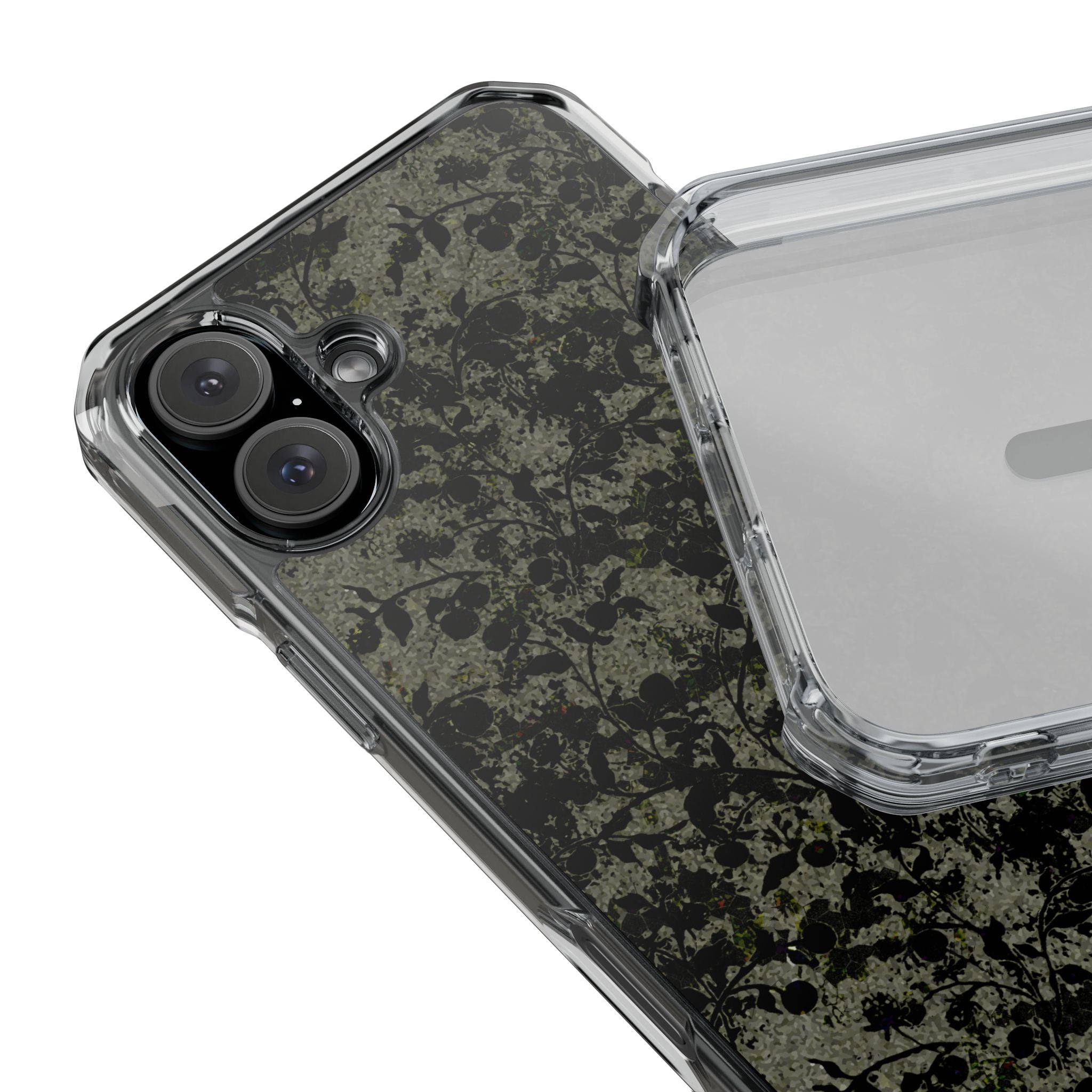 iPhone 16 Magnetic Clear Impact Case - Hidden Weave Series V3 No.25