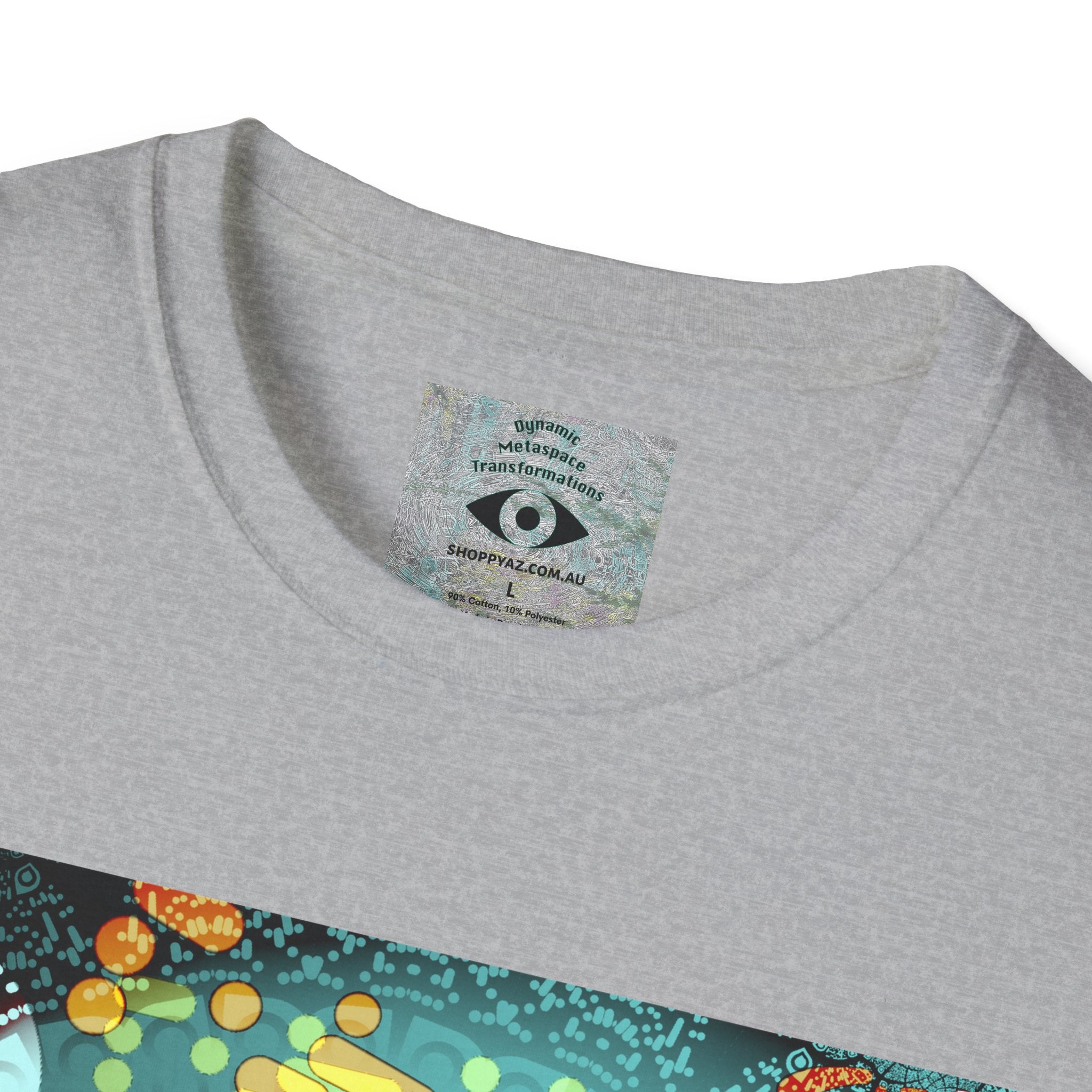 Unisex Softstyle T-Shirt - Psychedelic QR No.1