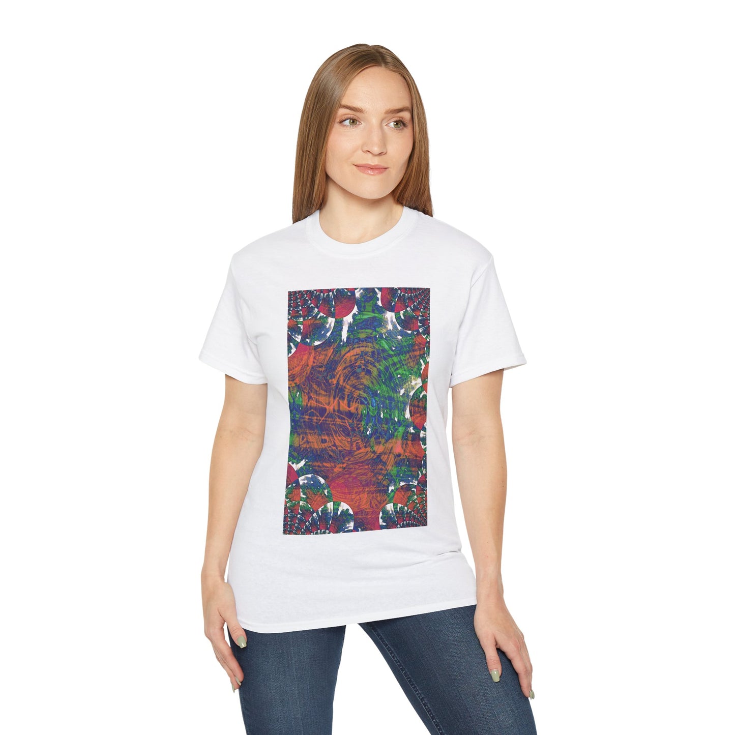 Unisex Ultra Cotton Tee - Love Light Fractals No.2
