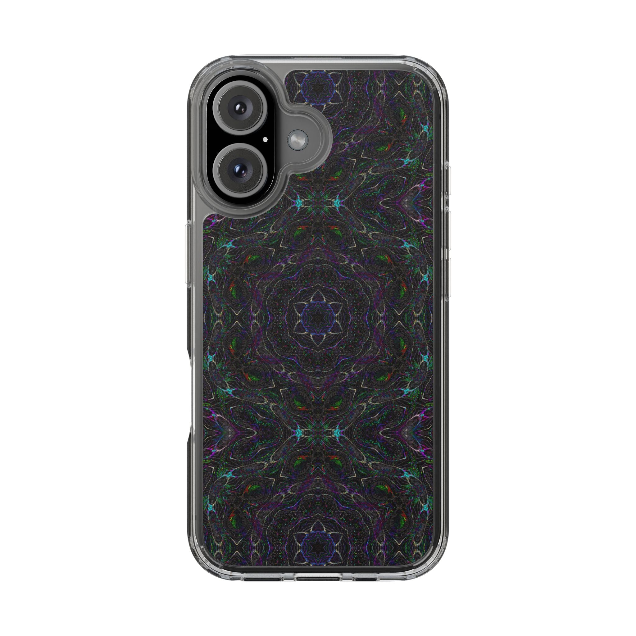 iPhone 16 Clear Case – P5 Kaleidoscopic No.32