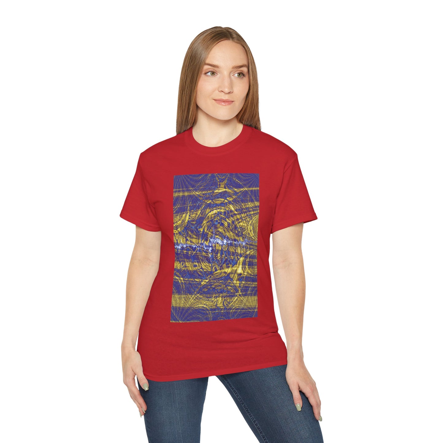 Unisex Ultra Cotton Tee - Love Light Fractals No.1