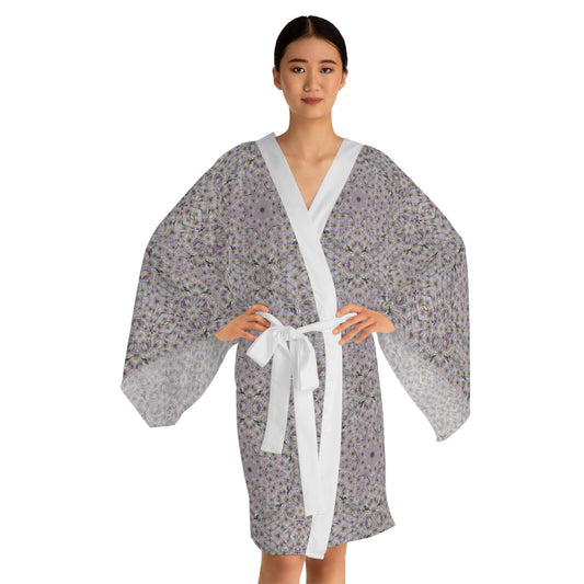Long Sleeve Kimono Robe - P5 Kaleidoscopic No.23