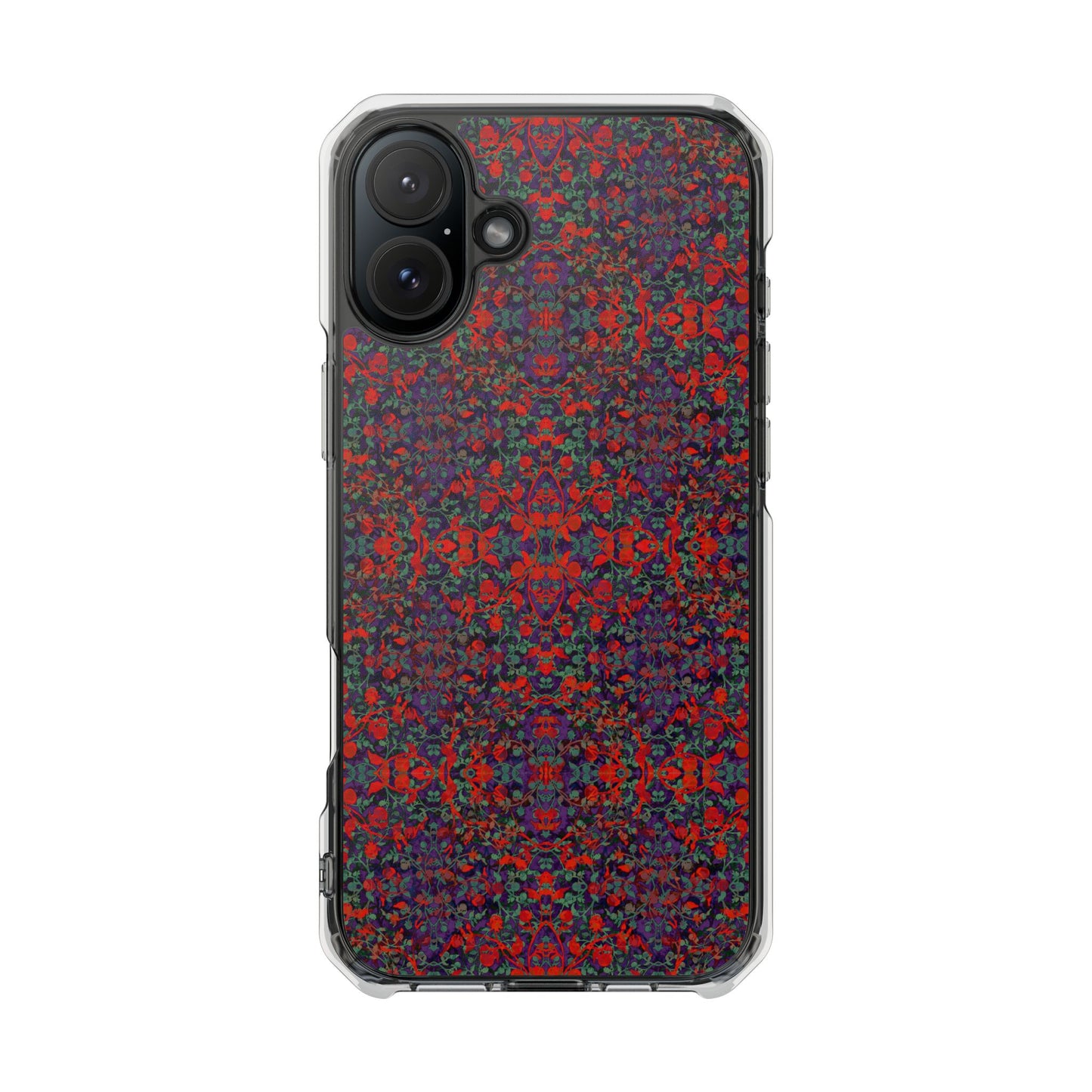 iPhone 16 Magnetic Clear Impact Case - Hidden Weave Series No.25