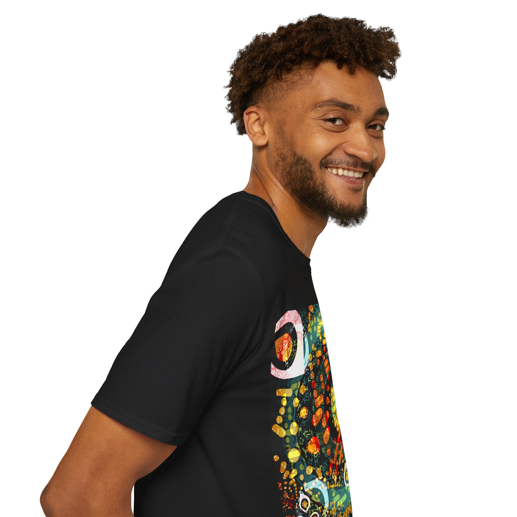 Unisex Softstyle T-Shirt - Psychedelic QR No.1