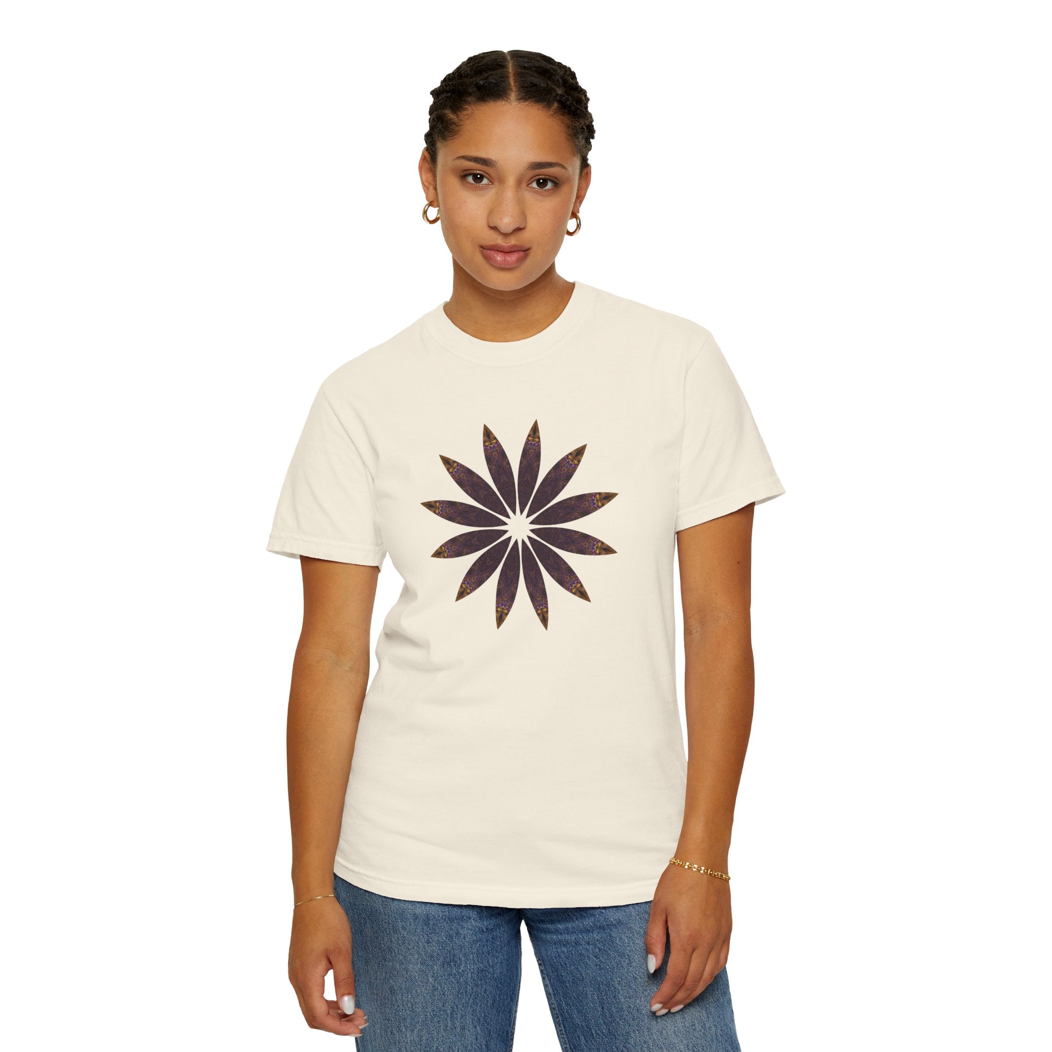 Unisex Garment-Dyed T-shirt - Love Light Mandalas No.2