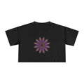 Women's Cropped Tee - Love Light Mandalas No.23