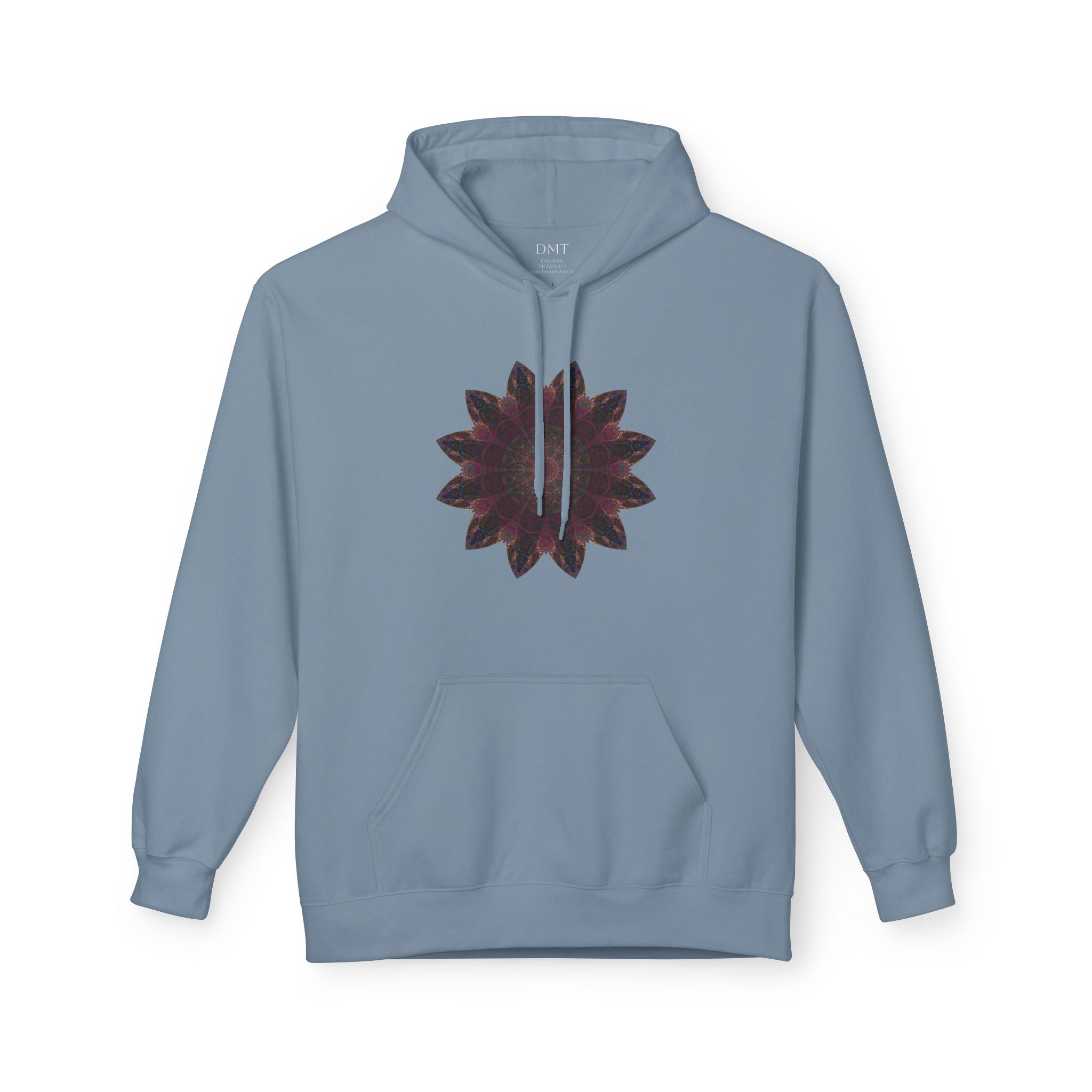 Unisex Midweight Softstyle Fleece Hoodie - Love Light Mandalas No.8
