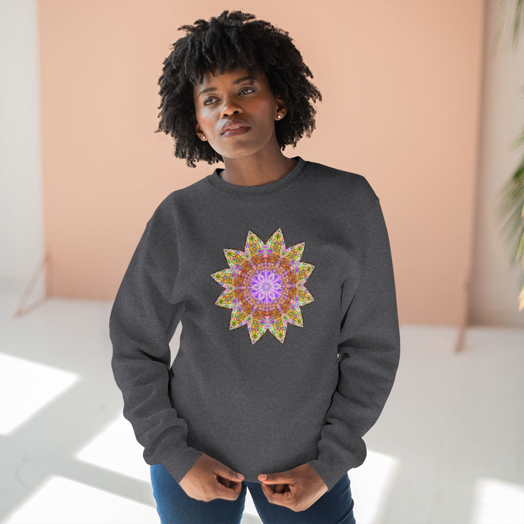 Unisex Crewneck Sweatshirt - Love Light Mandalas No.14