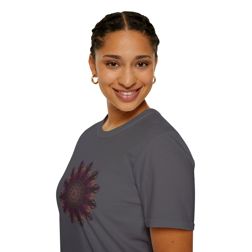 Unisex Softstyle T-Shirt - Love Light Mandalas No.8