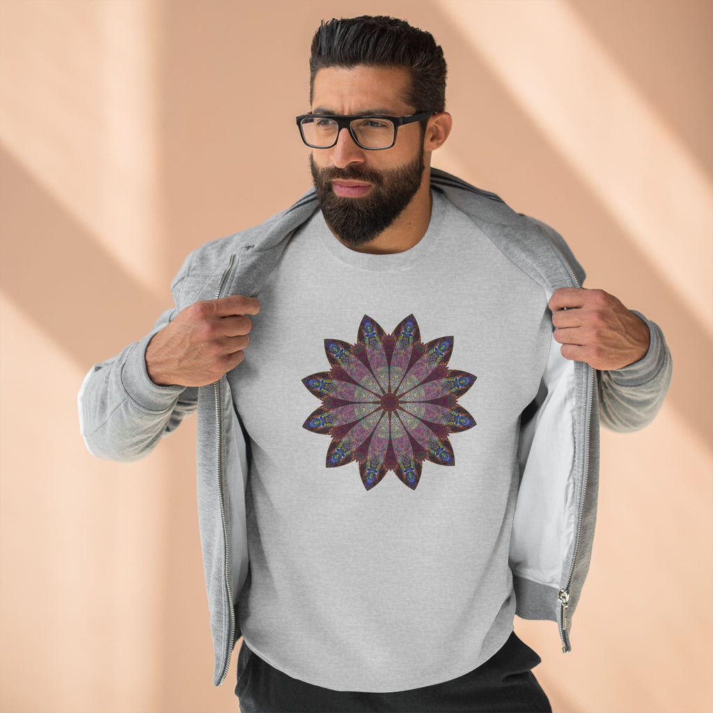 Unisex Crewneck Sweatshirt - Love Light Mandalas No.9