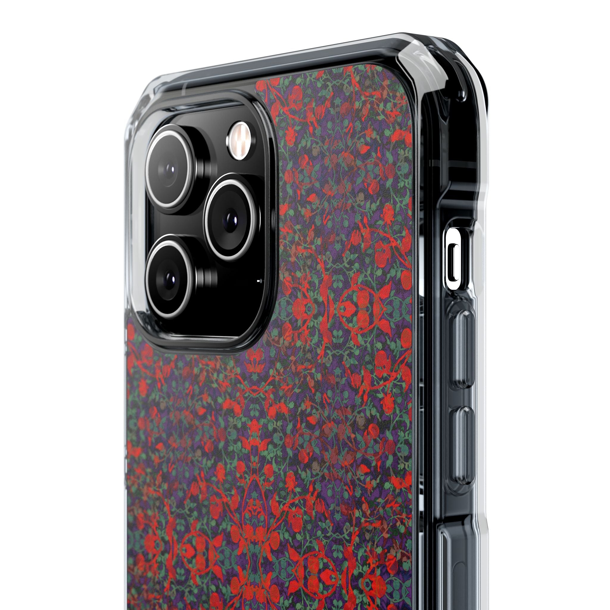 iPhone 14 Magnetic Clear Impact Case - Hidden Weave Series No.25